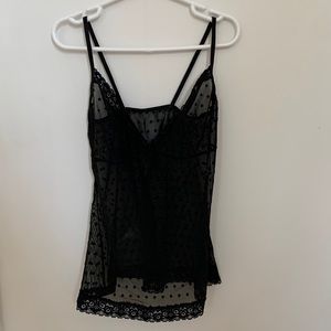 Black sheer intimates - Size XS